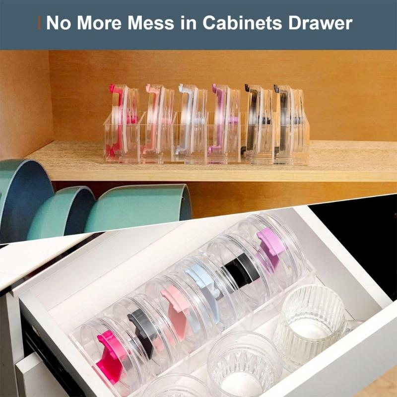 Elegant Designs Single Pack Multipurpose Acrylics Dish Portable Accessory for Serving Snacks and Fruits Daily Use Items