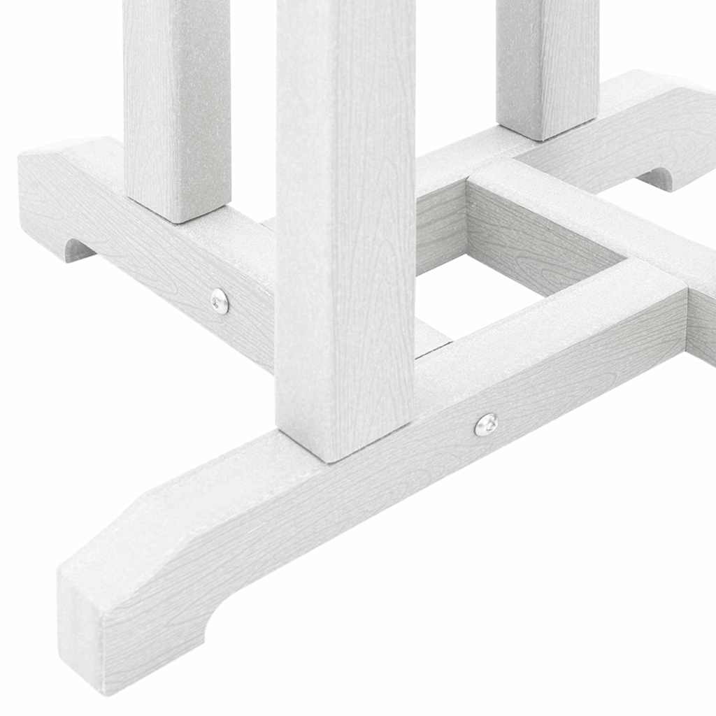 Bartisch White 55 X 55 X 107 Cm Polyethylene