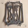 Wrought Iron Plum Orchid Bamboo Chrysanthemum Gate & Window Decoration Cast Iron Flower