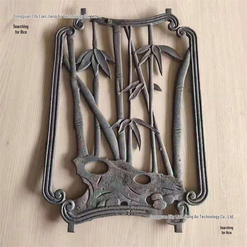 Wrought Iron Plum Orchid Bamboo Chrysanthemum Gate & Window Decoration Cast Iron Flower