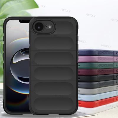 For iPhone 16e Case For Apple iPhone 16e Cover Funda Anti-Slip Shockproof Silicone Protective Phone Back Cover For iPhone 16e