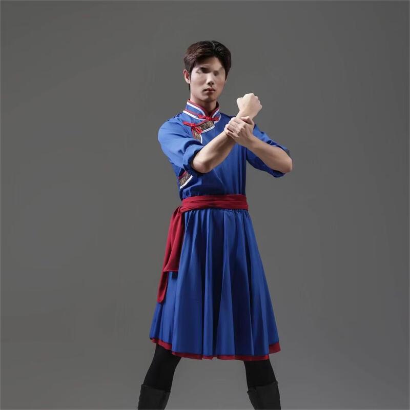 Mongolisches Tanz-Performance-Kostüm für Herren