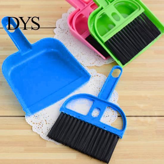 Dustpan Brush Mini Plastic Soft Portable Hand Cleaning Sweeper Keyboard Cleaner for Desk