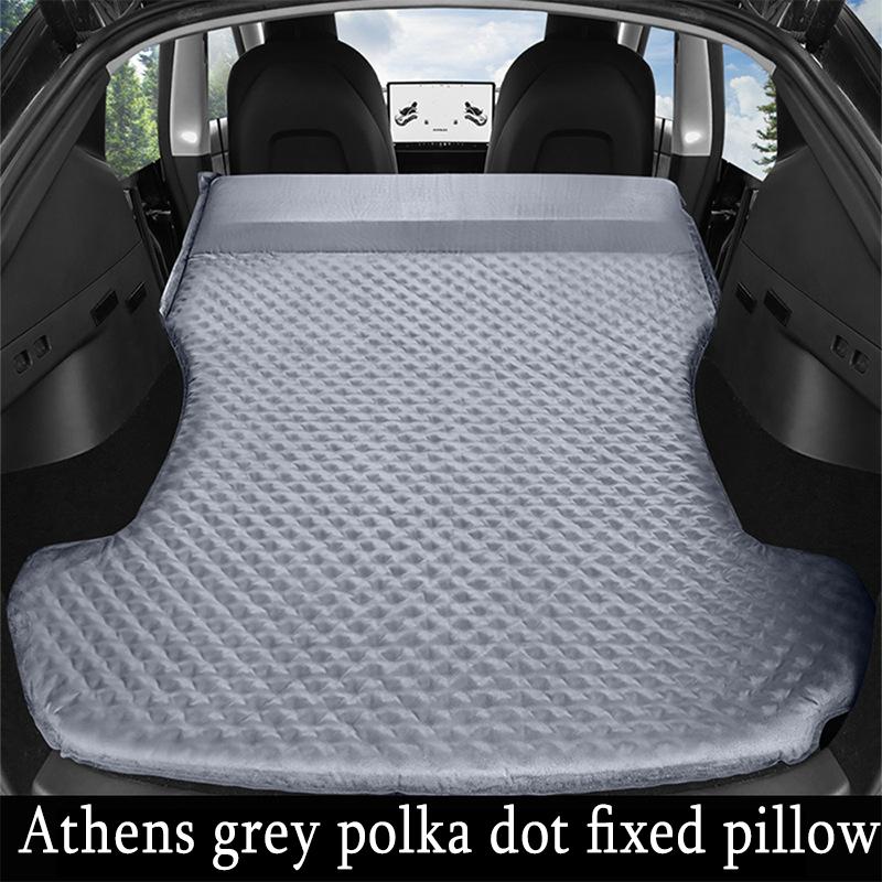 Outdoor Camping Inflatable Special Suede Fabric Car Travel Bed For Tesla Model 3 Model Y 2017-2025 Inflatable Air Mattress