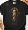 Saint Benedict Shirt, Comfort Colors 1717 Catholic Tee, St Benedict Medal Shirt, Vintage Catholic Protection T-Shirt, Spiritual Warfare Tee