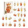 Christmas Tree Ornament - 2D Flat Holiday Hanging Decorations, Fun Surprise Ornaments Set for Tree Decor