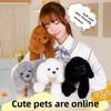 Cuscino Peluche Cane Orsacchiotto Con Morcida Imbottitura in Cotone PP Per Comfort e Gioco