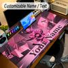 Large Mouse PadBLACKPINK Custom Name Text Personalized Desk Mat Non Slip Gaming Pad