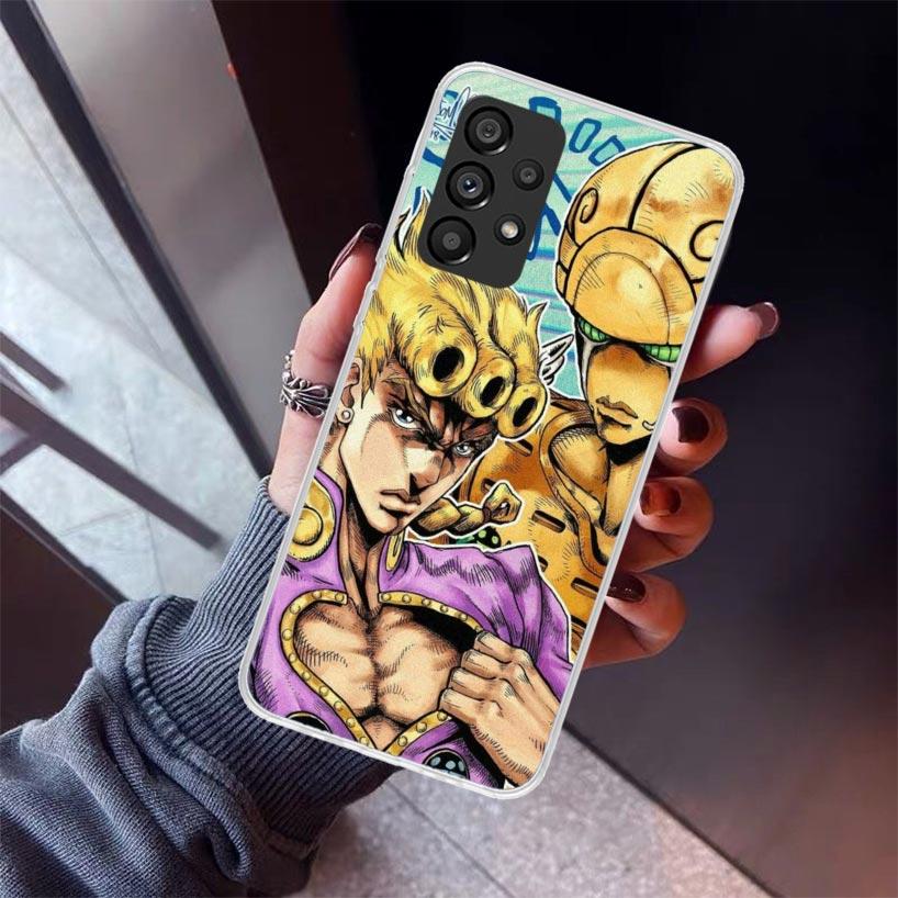 JoJo Adventure Giorno Giovanna Phone Case For Samsung Galaxy A17 A57 A37 A16 A26 A36 A56 A15 A25 A35 A55 A14 A13 A54 A53 A34 A24