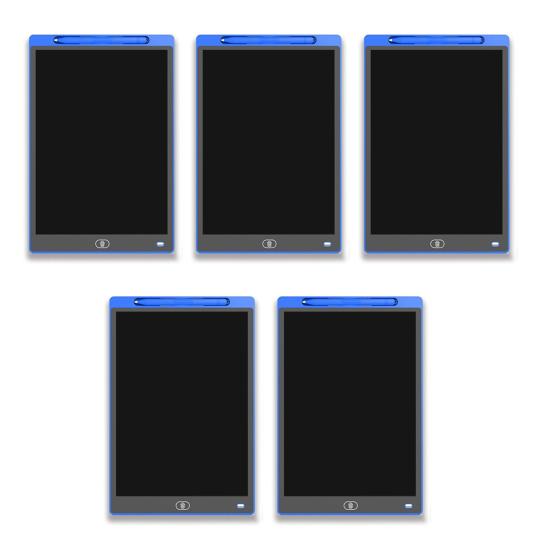 1/5Pcs LCD Writing Tablet with Pen 8.5-inch Rectangle Colorful Doodle Notepad Electronic Drawing Board Kids Adults Erasable Sketch Pad Educational Toy