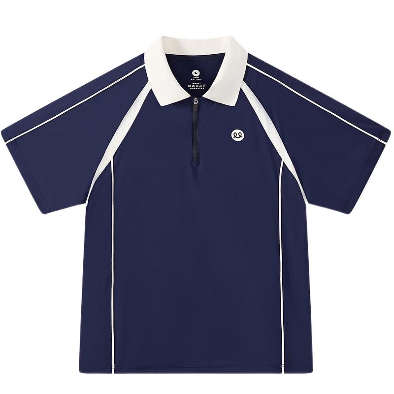 MQD Boys Sporty Cartoon Polo T-Shirt 150 тёмно-синий