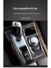 Adesivo de Painel de Marchas em Fibra de Carbono para BMW X5/X6 E70/E71 Console Interior
