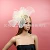 Fashion European and American Party Banquet Top Hat Mesh Cover Ball Headgear Boutique Hair Accessories Veil Wholesale