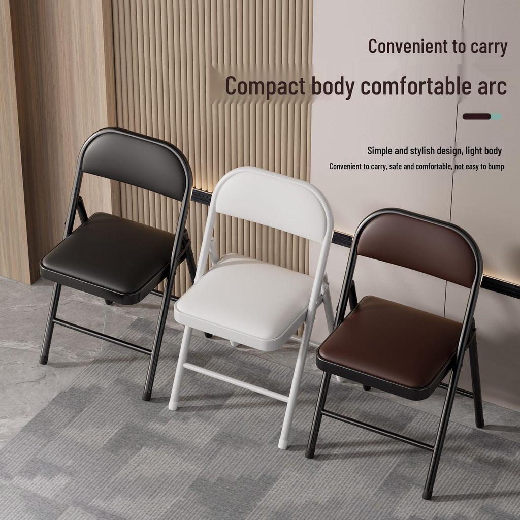 Folding Chair with Backrest for Home, Office, Dining, Dorm, and Events.