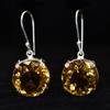 A+ CERTIFIED Natural 72.65 Ct 7 Color Alex Round Cut Gemstone Earring Pair MY.ER-32-NS
