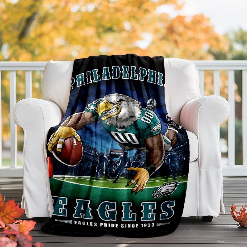 Philadelphia Flannel Blanket Soft All-Season Throw, Design for Camping, Car Travel, Hiking Sofa, Bed, Office Perfect Gift for Parties