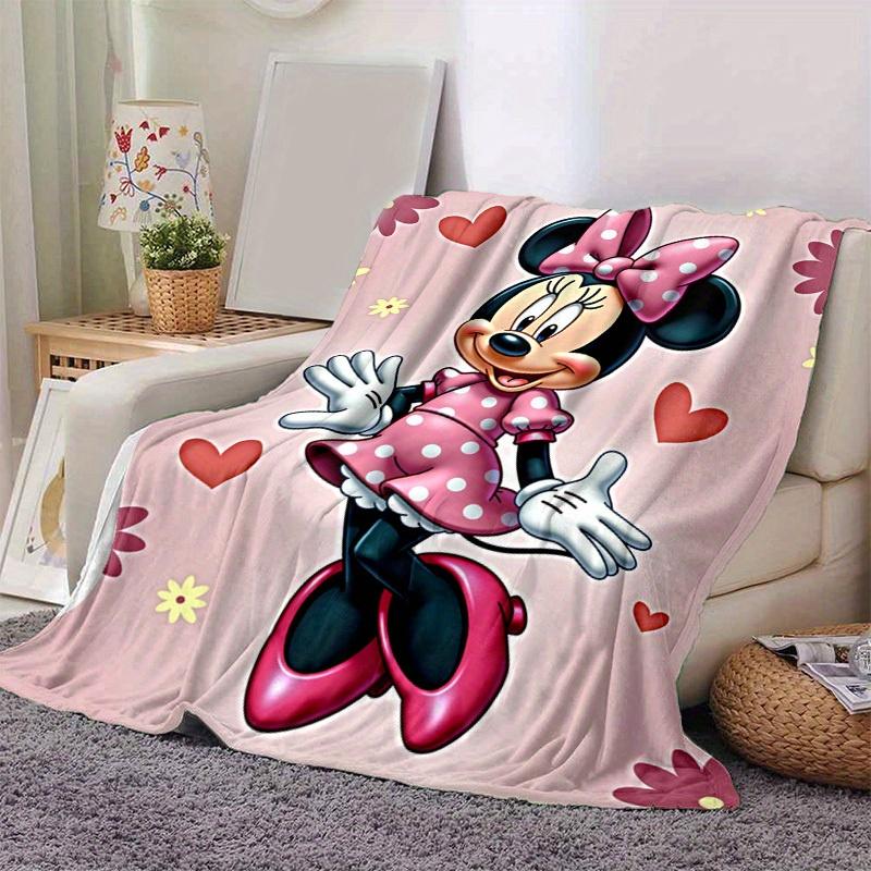 

1pc, Cute Minnie Mouse Blanket - Seasonal Universal, Home Decor, Soft Flannel Throw Blanket - Versatile & Cozy for Bedroom, Living Room, Tra 100x150cm