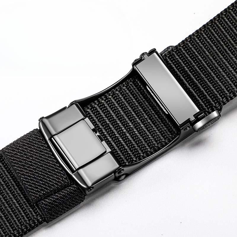 Special Belt For Military Training Alloy Toothless Automatic Buckle Belt Comfortable And Breathable Outdoor Training Leisure Tactical Belt