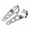 2pcs Motorcycle Headlight Mount Brackets Fork Racer 28mm-34mm Fit for     (Black)