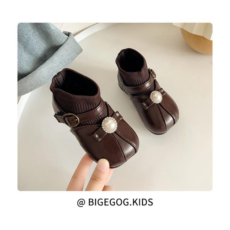Baby Girl Fleece Lined Princess Ankle Boots Toddler Walker Shoes