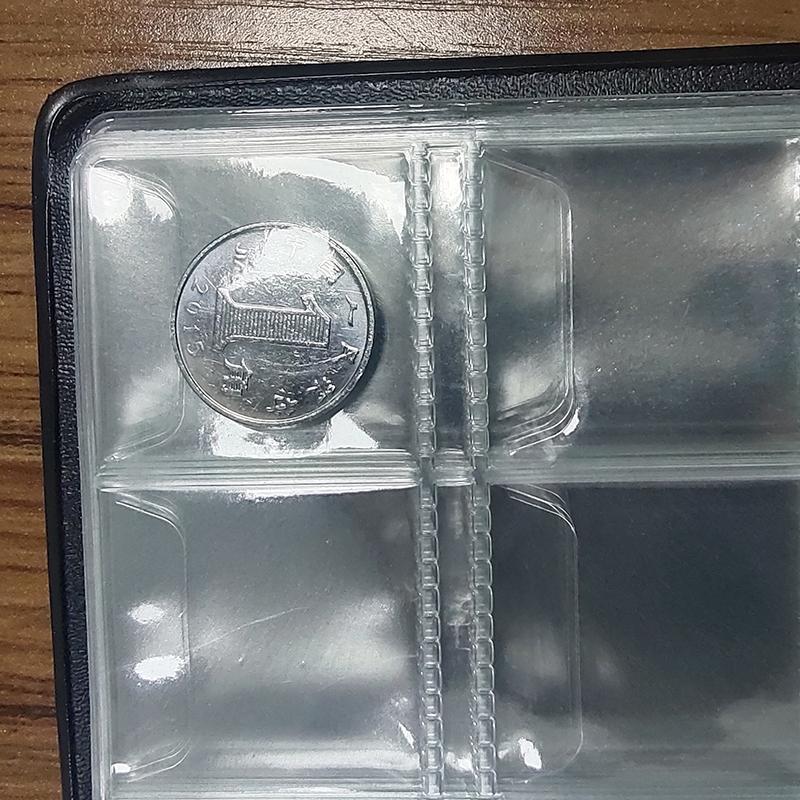 Para Toplayanlar İçin 120 Cepli Para Albümleri Koleksiyon Albümü Kitabı Madeni Para Tutucu Albüm Mini Penny Madeni Para Saklama