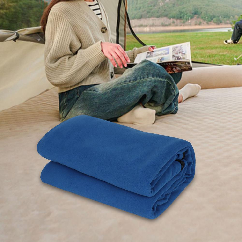 Fleece Sleeping Bag Liner with Zipper Camping Sleeping Bag Liner Adjustable Camping Sleep Sack Camping Sport Accessories