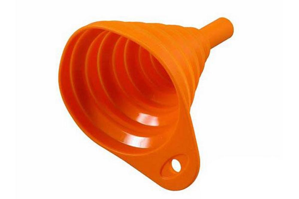 Motoforce silicone funnel, d.80mm, foldable