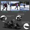 Winter Outdoor Sports Ski Boots with Nylon Metal Buckles and Adjustable Straps Ski Gear