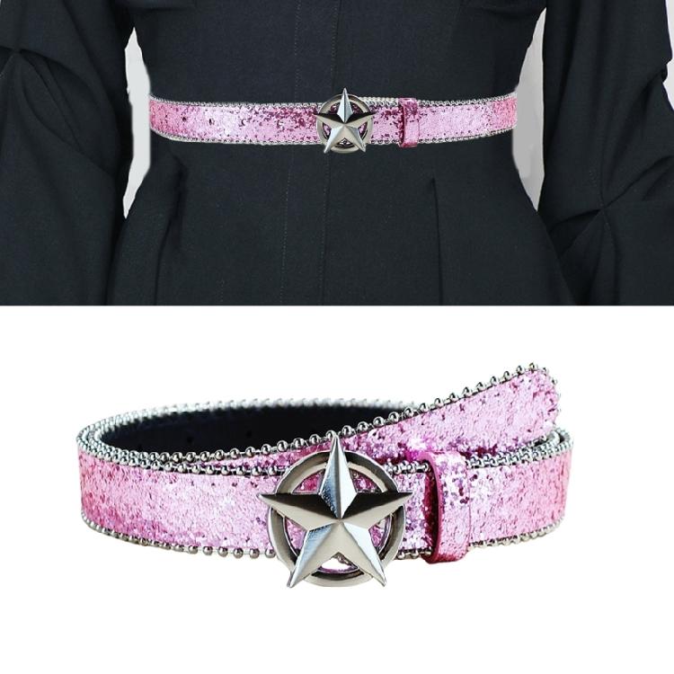 Blingbling Glitter Waist Belt for Street Dance Jean Casual Wear Trendy