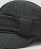 Taibseobiseu Striped Belted Cap [Charcoal]