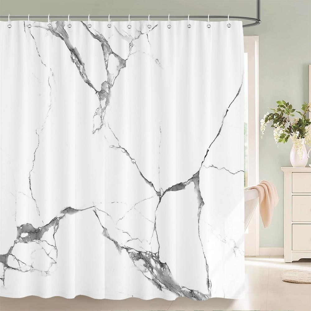 1 pack Modern minimalist style pattern polyester material shower curtain bathroom partition curtain home decorative curtain