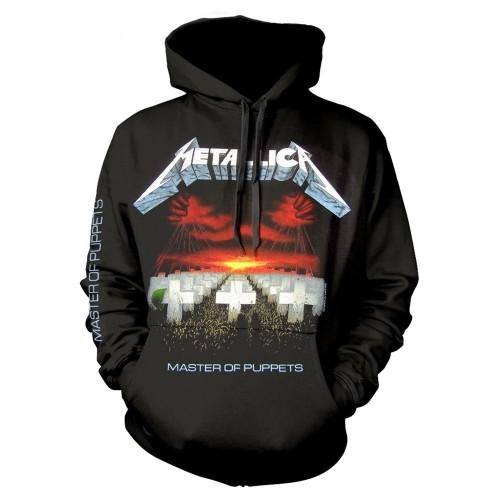 Joom Metallica Uomo Nero Felpa Con Cappuccio Master Of Puppets Tracks Unisex Per Adulti Dei Cm