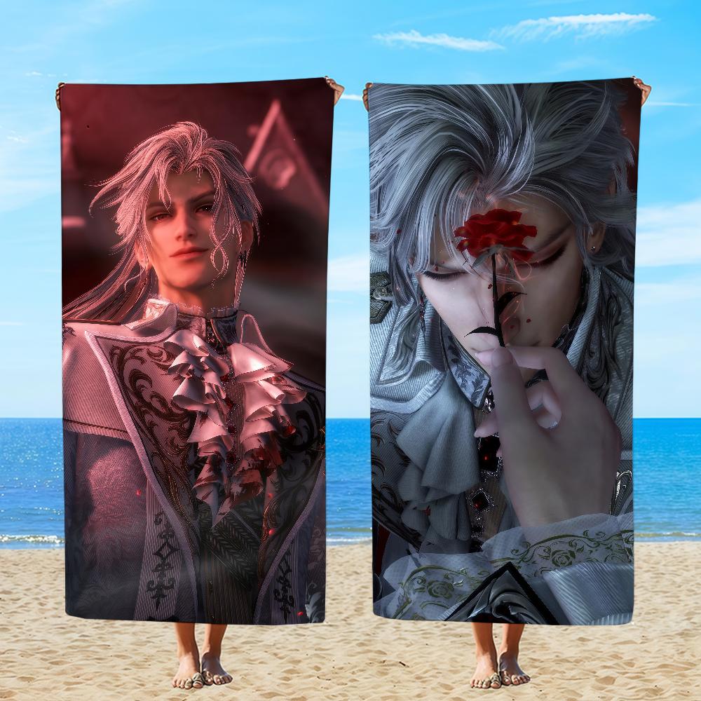 Towel And Textile Bathrobe Beach Quick-Drying Lightweight Silver-Winged Portable Camping Swim Demon Pool Love Deepspace Travel