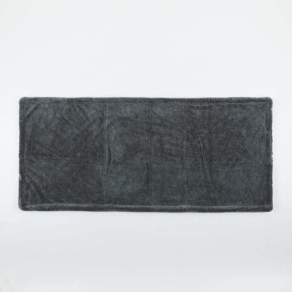 

Крученая тканевая косичка автомобильное полотенце Двустороннее утолщенное полотенце для мойки автомобиля Бесследное водное полотенце 40*90cm серый