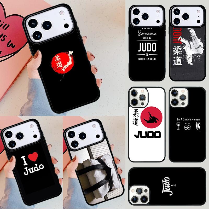 Japan Judo Martial Phone Case For iPhone 17 Air 14 15 13 12 Max Cover For Apple 14 15 16 16e 11 Pro Max Plus