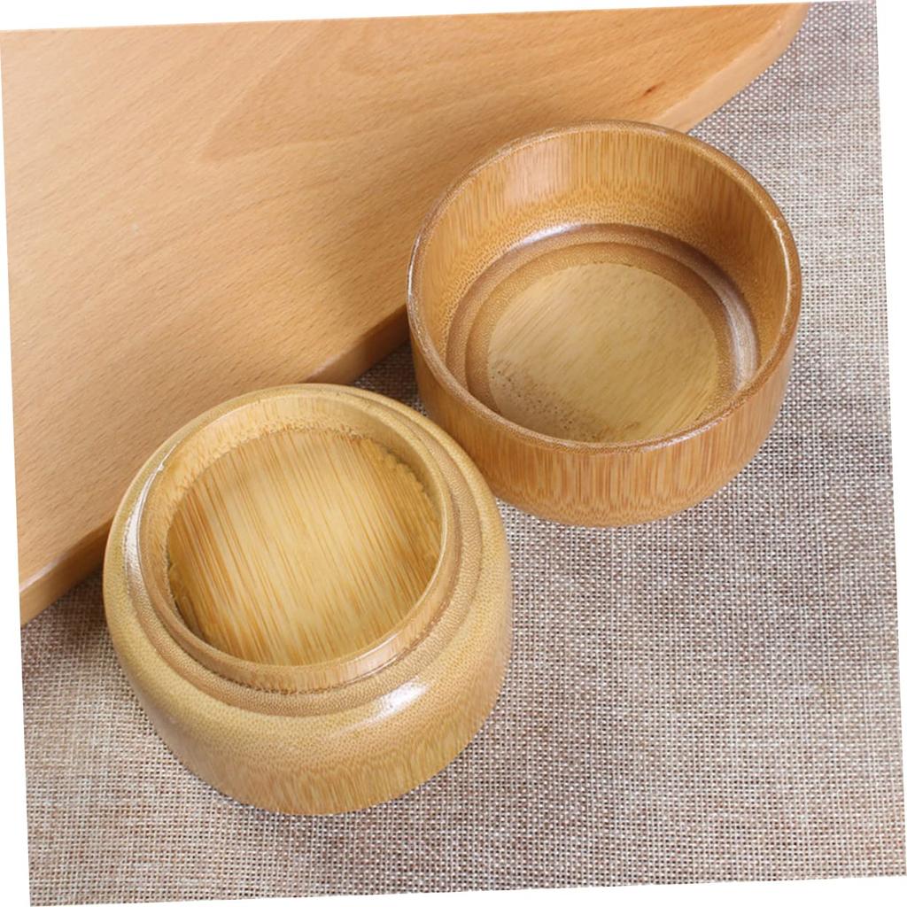 SUPVOX Drewniana Miseczka na Pędzel do Golenia Bambusowy Kubek na Mydło do Golenia Pojemnik do Mycia Twarzy