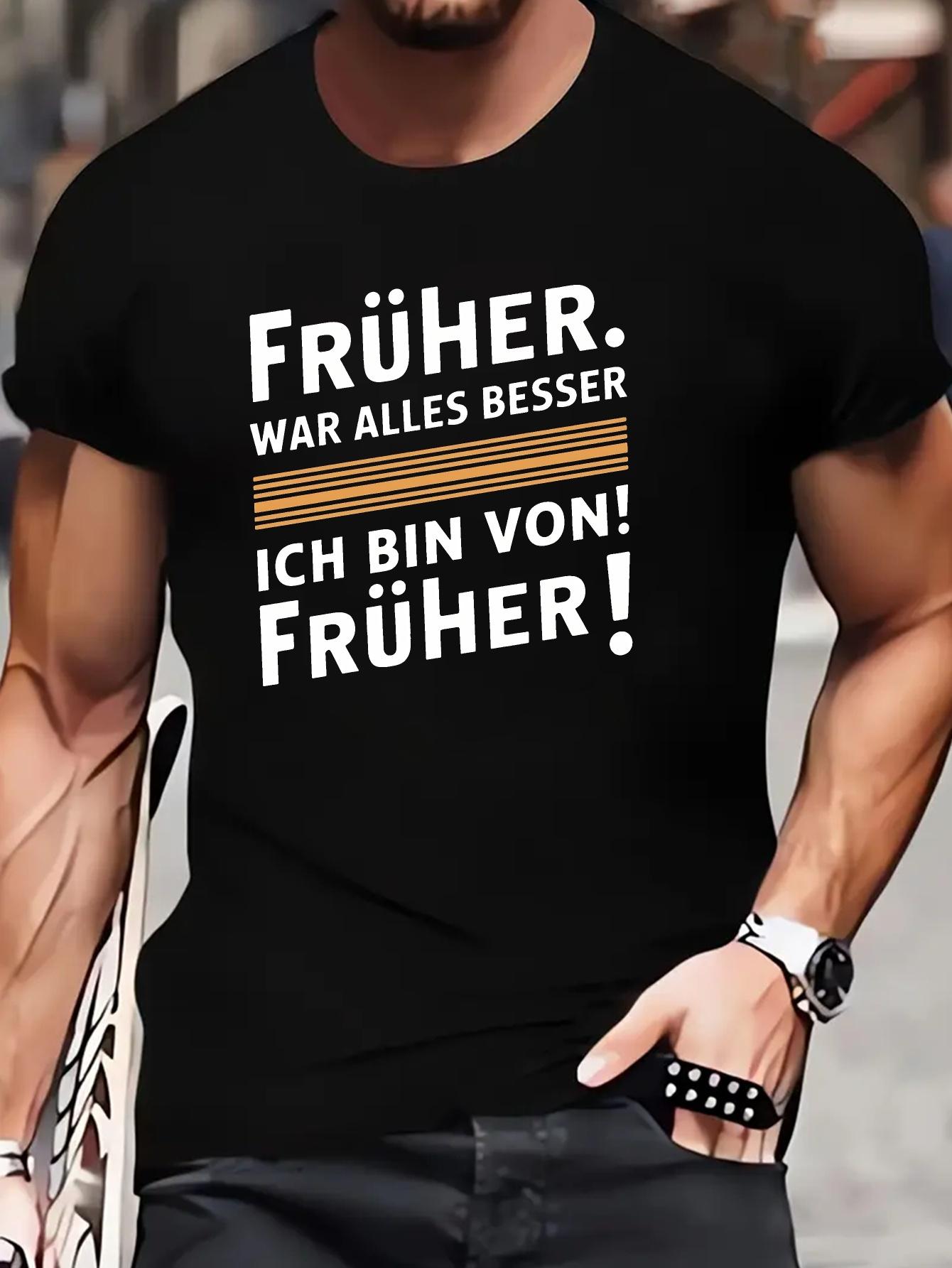 Cotton Blend T-shirt - War Alles Besser Print S