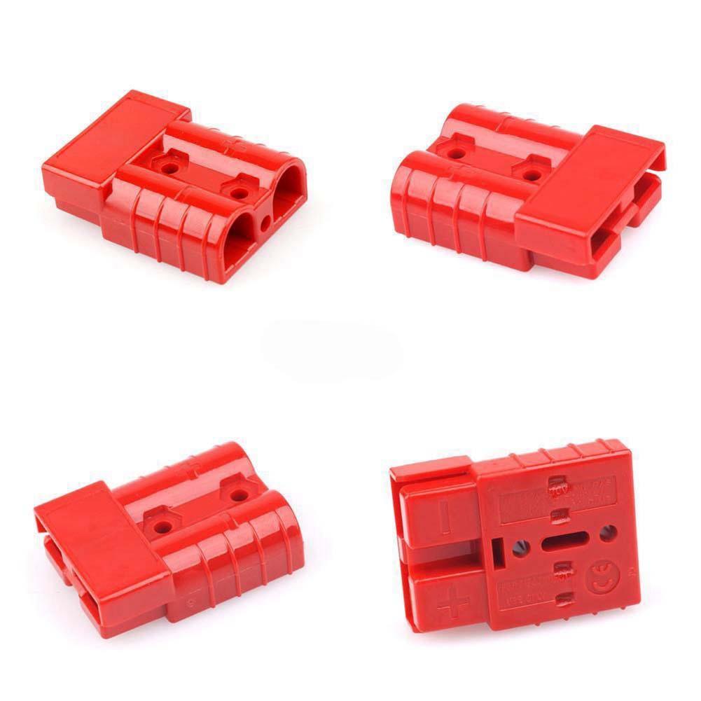 ABWR-2Pcs Accessory Charging Practical Portable Connecting 50A 600V Pair Plug Battery Trailer Durable Quick Connector Kit