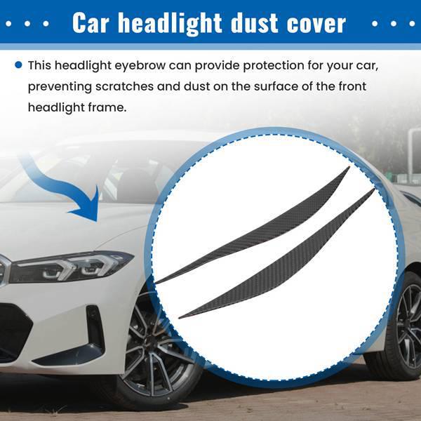 Bandeau d'optique en fibre de carbone pour BMW Série 3 - 1 Paire