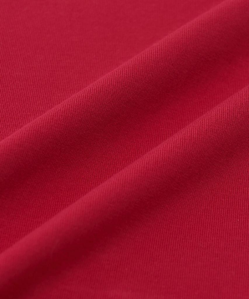 Emelbi Women'S Sporty Track Crop Short Sleeve T-Shirt Bos (Red)