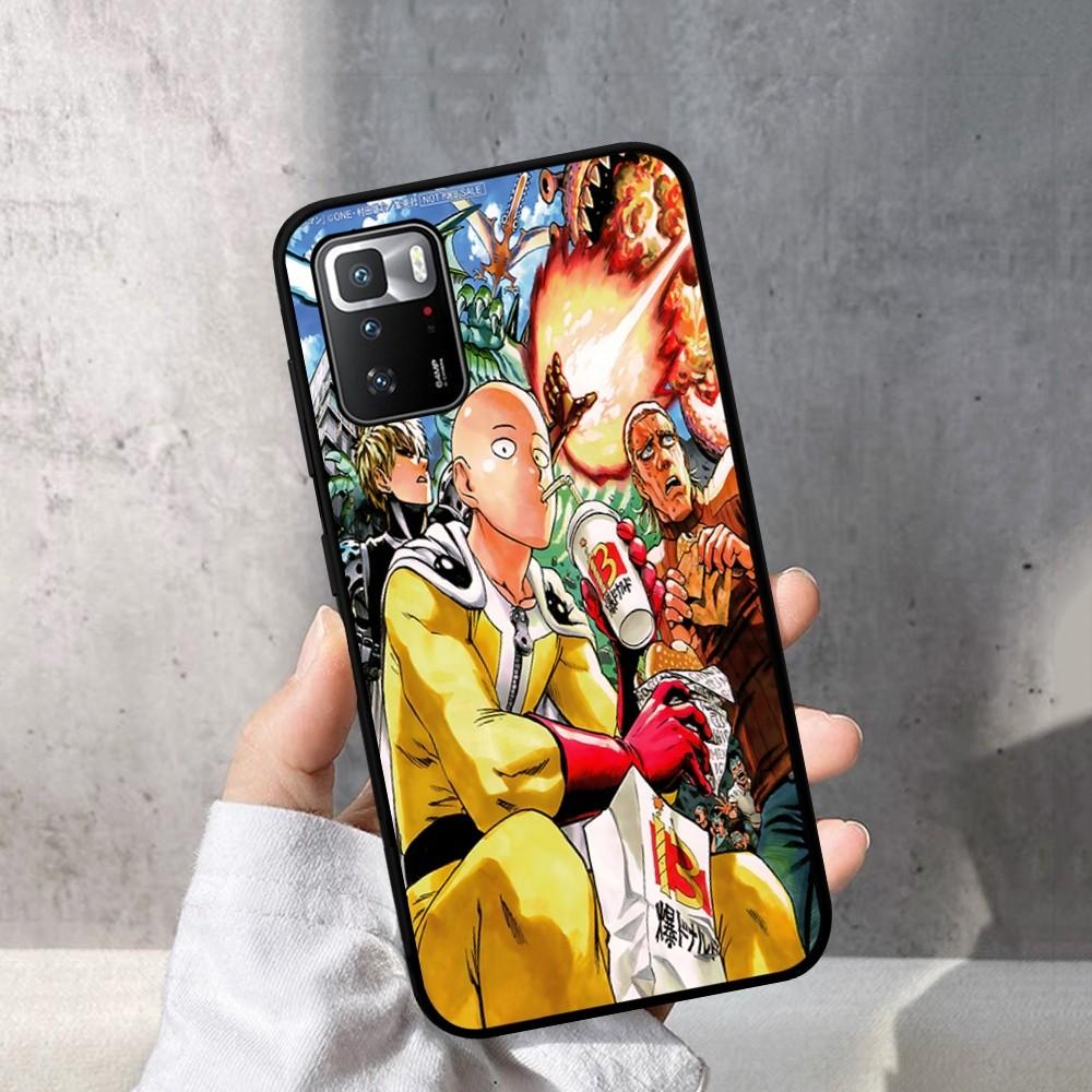 One Punch Man Phone Case For Redmi Note 4 X 5 A 6 7 8 T 9 9S 10 11 11S 11Epro Poco M3 Pro
