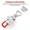 1Pc 4001/4002/4003 Lock Buckle Hinge Push Pull Toolbox Case Toggle Latch Clamp Anti-Slip Adjustable Quick Release Catch Clasp
