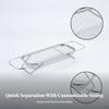 Cat-Litter Filtering Sieve Sturdy Mesh Sifter with Wire Legs