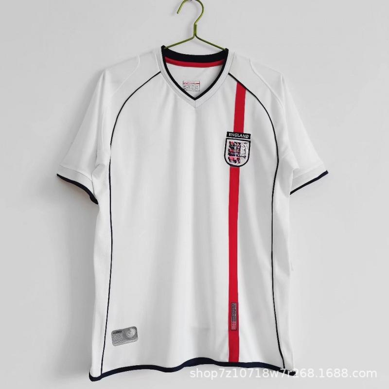 Vintage England Shirt Classic Collection 1990-1996-1998-2002 Home and Away Short Sleeve Football Shirt