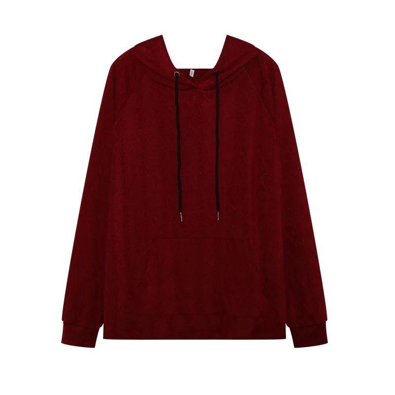 

Large Loose Hooded Sweater for Women Plus Size Loose Hooded Sweatshirt Women