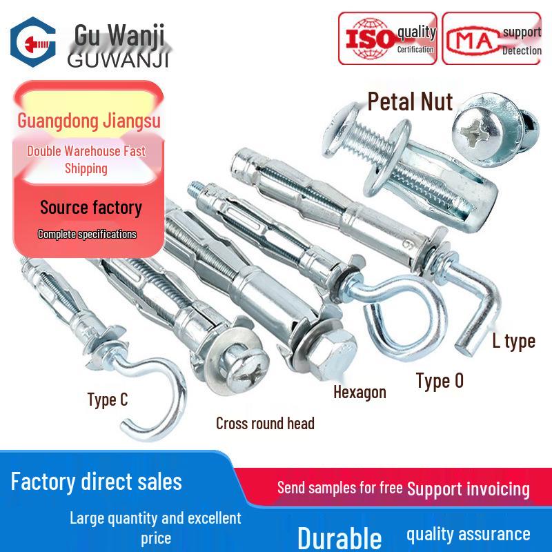 Hollow Wall Anchor & Expansion Bolt Set: M4/M5/M6/M8