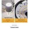 Nordic Wrought Iron Touch Table Lamp - Modern Minimalist Bedside Night Light