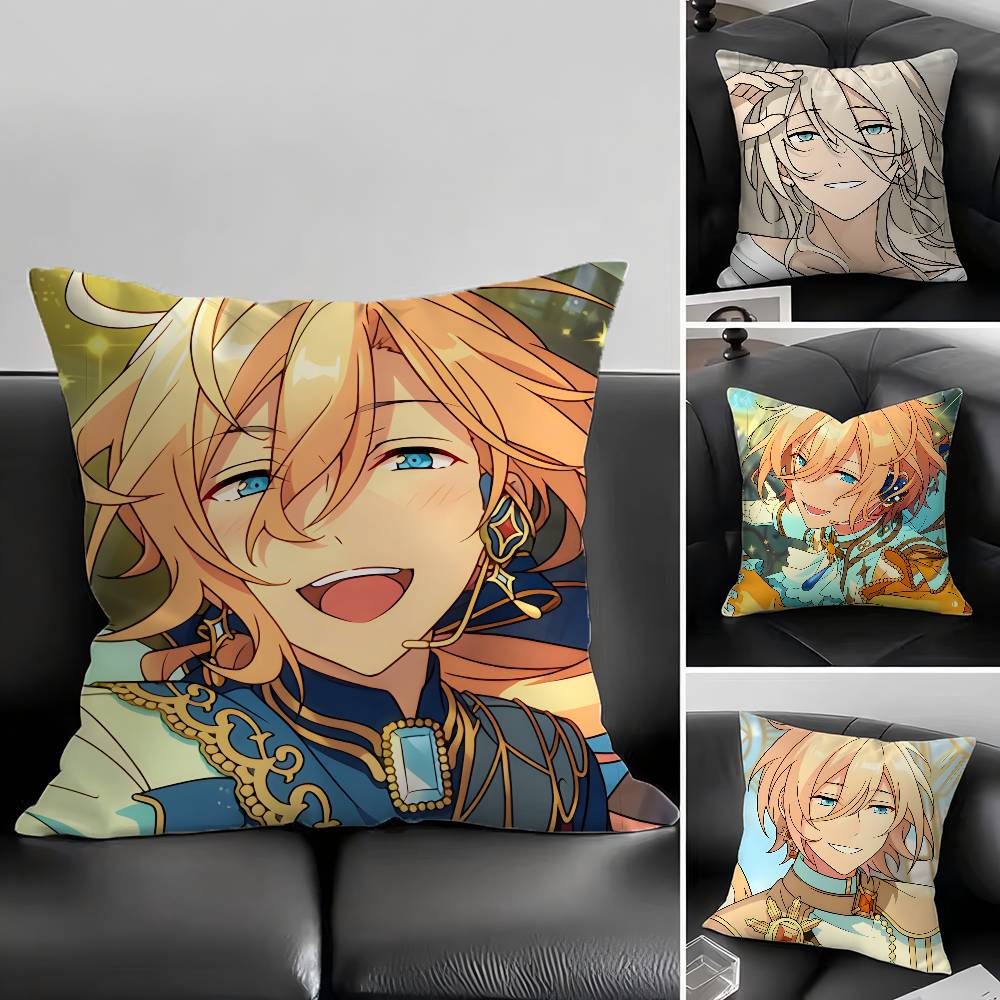 1pc Eichi Tenshouin Pillow Case Fashion Square Pillowcase Bedroom Sofa Room Ins Decoration Leisure
