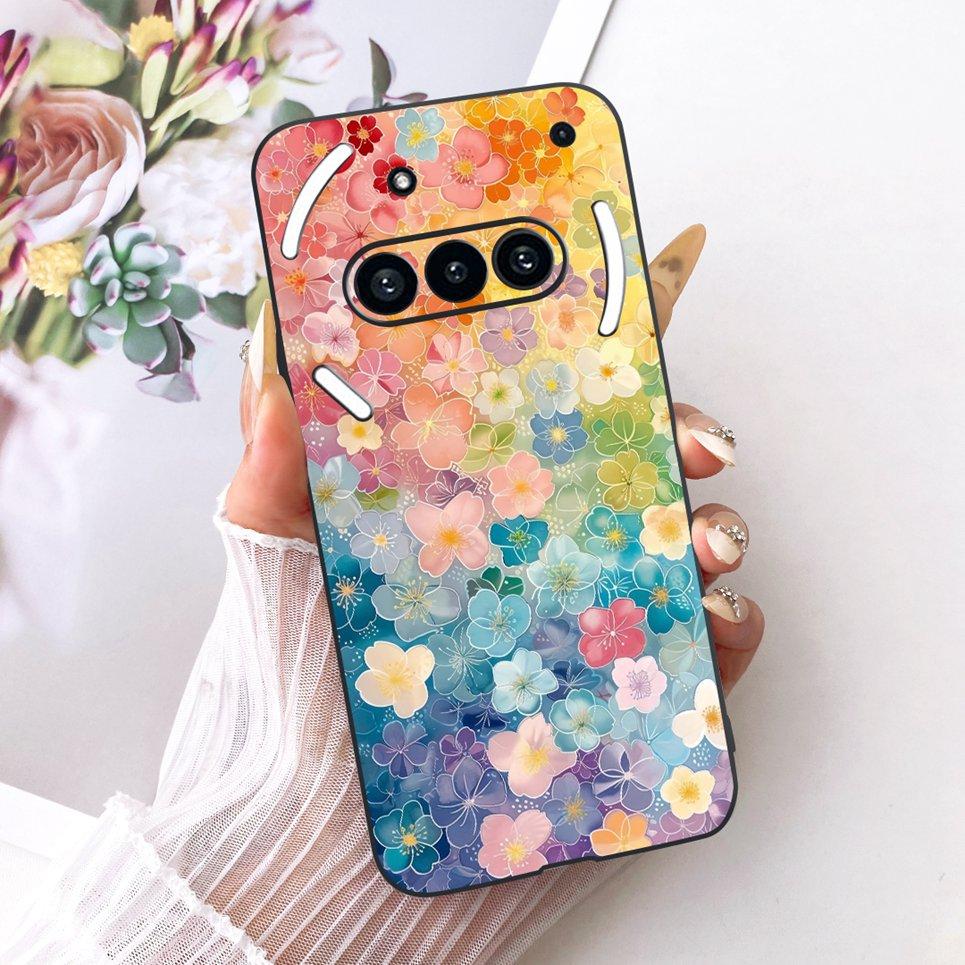 Luxury Flower Butterfly Bow Pattern Casing For Nothing Phone 3 3a Back Cover Clear Soft Silicone Phone Case For Nothing A059