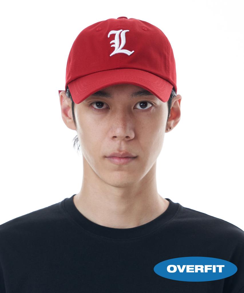Luoeseupaeg L Logo Ball Cap (Burgundy)